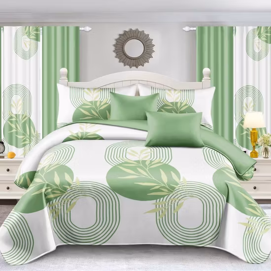 工場サプライヤーの起毛マイクロファイバーの新しいデザインの超音波ベッドスプレッド、ポリエステル充填キルト付き